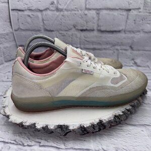 Vans Off The Wall AVE Pro Skateboard Shoe White Pink MENS 8.5 Women 10